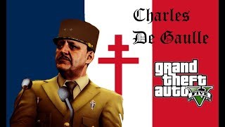 GTA5  Charles De Gaulle  WW2 machinima [upl. by Arehc]