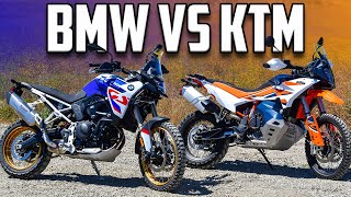 BMW F 900 GS vs KTM 890 Adventure R  ADV Comparison  Cycle News [upl. by Pacorro]