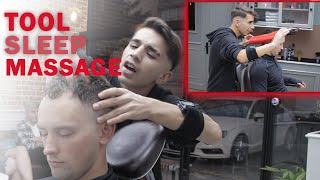 ASMR Turkish Barber Massage In Real Barber Shop  Amazing Tool Massage [upl. by Elsworth]