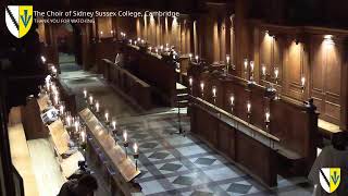 Sidney Sussex College Cambridge  Evensong 16th February 2024 [upl. by Towrey]