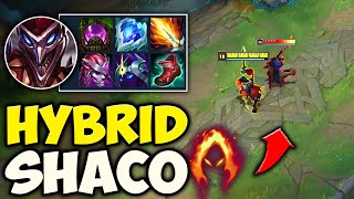 I created an amazing HYBRID Shaco build Half Tank Half AP [upl. by Yorel]