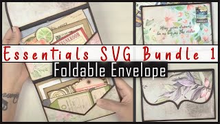 Essential SVG Bundle 1  Foldable Envelope [upl. by Litha]