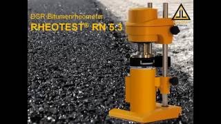 Dynamic Shear Rheometer DSR RHEOTEST® RN 53 [upl. by Gram]