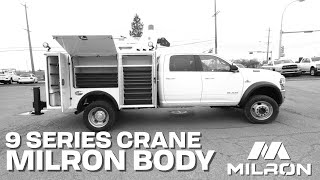 RAM 5500 Heavy Duty  Work Truck  9 Foot Milron Crane Body [upl. by Anatole42]