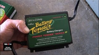 How to maintain your battery bank  Deltran 24volt quotBattery Tenderquot chargermaintainer [upl. by Alleyn925]