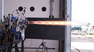 Test firing of 3Dprinted rocket engine [upl. by The79]