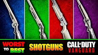 Vanguard Shotguns Ranked WORST to BEST [upl. by Jarret]