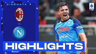 MilanNapoli 12  Il Cholito trascina il Napoli Gol e Highlights  Serie A TIM 202223 [upl. by Desiri835]