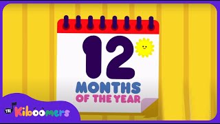 12 Months of the Year  THE KIBOOMRS Preschool Songs for Circle Time  Learning Song [upl. by Phenica]