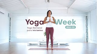 YogaWeek  Yoga Semanal para Iniciantes  Aula 2 [upl. by Alleynad]