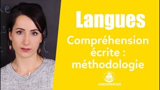 Méthodologie de la compréhension écrite  Langues vivantes  Lycée  Les Bons Profs [upl. by Hollis153]