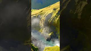 Iceland Skogafoss waterfall 🇮🇸🇮🇸 [upl. by Granny]