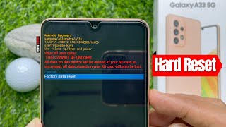 How To Hard Reset Samsung Galaxy A33 5G [upl. by Hsotnas]