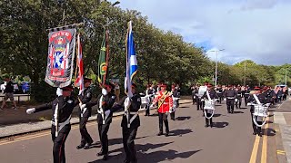 Pride of the Rock Flute Band  Sons of Glasgow Loyal Orange Lodge Number 50 8thJune 2024 [upl. by Gearard]