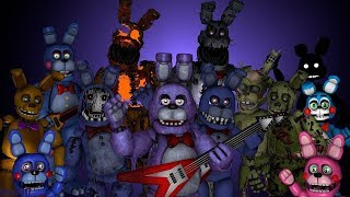 All Bonnies Sing The FNAF Song V2 [upl. by Akerdal]