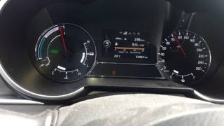 Kia Optima Hybrid 2015 acc 0100 0130 autobahn  autostrada [upl. by Naujit]