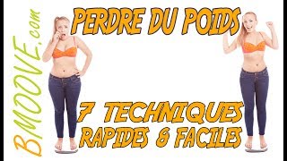 Comment PERDRE DU POIDS  7 techniques RAPIDES amp FACILES sans sport [upl. by Aicsila]