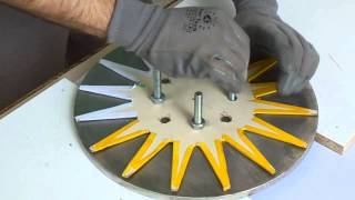 AFPM  Permanent magnet rotor construction  Zalokostas  Spyratos LEMEC UPatras [upl. by Nothsa950]