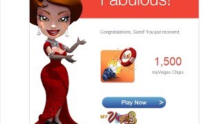 Get More Free myVegas slots Free chips amp Free Coins Daily [upl. by Ahsatniuq]