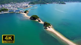 【4K】ドローン空撮「エンジェルロード」 aerial view by drone quotAngel Roadquot [upl. by Eirrek]