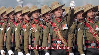 Badluram ka Badan  Song of The Assam Regiment [upl. by Tihor]