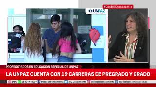 Educación especial en UNPAZ en C5N Desde el Conocimiento [upl. by Hildebrandt514]