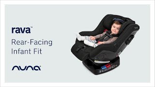 Nuna RAVA I Car Seat I Rear Facing Infant Fit [upl. by Ule412]