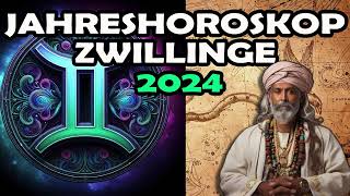 Zwillinge 2024 Jahreshoroskop  Sternzeichen Vorhersage ✴️♊ [upl. by Bonnice413]