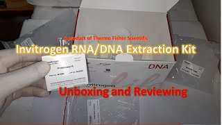 Invitrogen viral RNADNA Extraction Kit Unboxing and Reviewing [upl. by Thacher465]