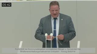 AusDemPlenum Andreas Noack zu Kommunalabgaben [upl. by Alliuqal]