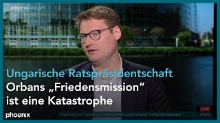 europatalk mit Moritz Körner und Hermann Tertsch zur ungarischen Ratspräsidentschaft am 091024 [upl. by Boothman]