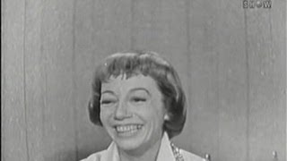 Whats My Line  Imogene Coca Tom Poston panel Oct 26 1958 [upl. by Schmitz]