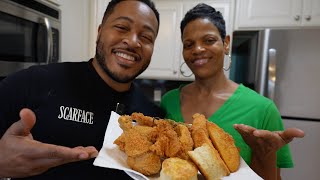 My Mom Taught Me How to Fry Chicken  EXTRA CRISPY RECIPE [upl. by Eiser]