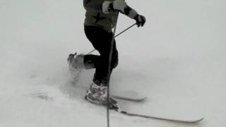 Telemark ski lesson 1st [upl. by Gyatt]