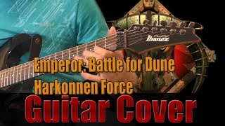 Emperor Battle for Dune  Harkonnen Force Guitar Cover [upl. by Sedruol828]