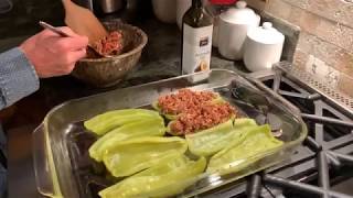 Stuffed Cubanelle Peppers Recipe [upl. by Leilah421]