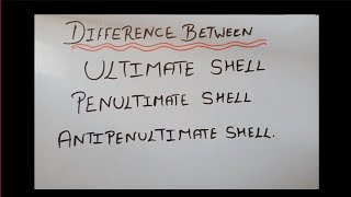 Difference between Ultimate Penultimate Antipenultimate shell [upl. by Reyaht]