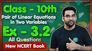 Class  10th Ex  32 Q1 to Q3 Intro to Pair of Linear Eq in Two Variables  New NCERT  CBSE [upl. by Aniuqaoj55]