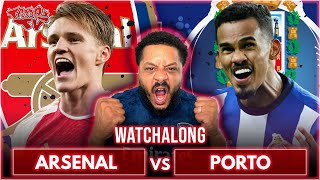 Arsenal 10 Porto 42 Penalties  UEFA Champions League Round Of 16  Watchalong WTroopz [upl. by Akiram847]