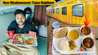 New Tejas Rajdhani First Class Review  Bad IRCTC Food  Delhi to Bhubaneswar  Indian Railways [upl. by Rheba523]