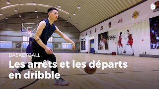 Apprendre les arrêts et les départs en dribble  Basketball [upl. by Terrance]