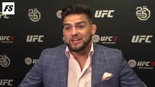 Kelvin Gastelum talks weightcutting Michael Bisping and middleweight division [upl. by Lemar]