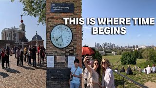 Royal Observatory Greenwich GMT Greenwich Mean Time London  UK  Greenwich is where Time begins [upl. by Etnoel91]