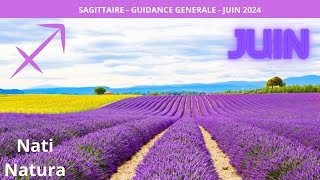 SAGITTAIRE ♐ Guidance générale  JUIN 2024 🍀 Tenez bon la roue tourne en votre faveur  🍀 [upl. by Lilak]