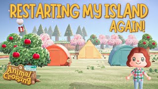 DELETING my island AGAIN for a NEW ISLAND Island Restart  Animal Crossing New Horizons 2023  ACNH [upl. by Adnaluoy]