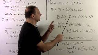 RT83 Finite Groups Projection to Irreducibles [upl. by Ahsienahs793]