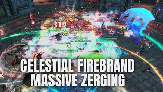 GW2 CELESTIAL Firebrand on Massive SMC Zerg WvW Fight 2023 [upl. by Jochbed160]