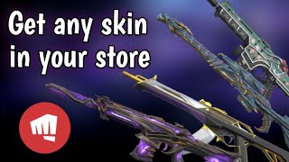 How To Get Any Skin In Valorant Store [upl. by Fabozzi957]