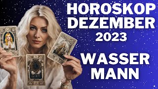 WASSERMANN ♒️ Monatshoroskop  Engelszahl  Dezember 2023 wassermann tarot [upl. by Hubey]