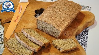 PAN de QUINOA Y CHÍA sin huevo vegano sin gluten  Nati recetas caseras [upl. by Atilem]